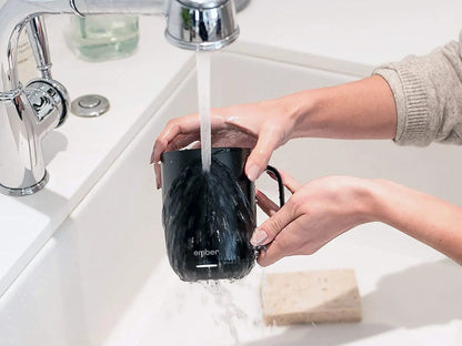 Temperature Control Smart Mug 2, 10 Oz, Black 1.5-Hr Battery Life App Controlled Heated Coffee Mug