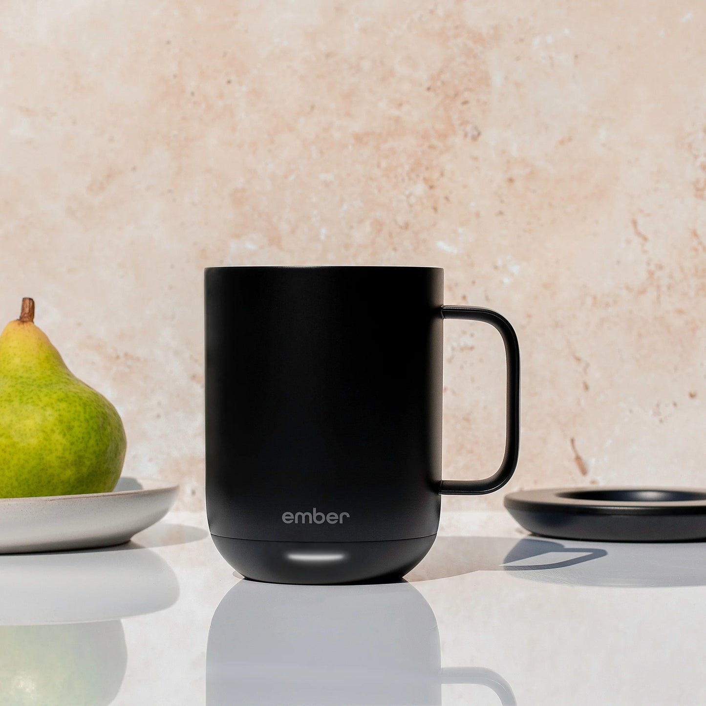 Temperature Control Smart Mug 2, 10 Oz, Black 1.5-Hr Battery Life App Controlled Heated Coffee Mug